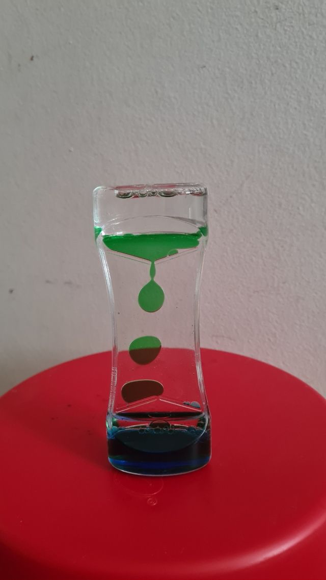 Reloj de burbujas de agua