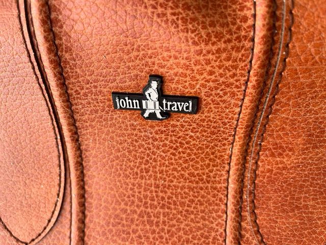 Maleta vintage de piel John Travel