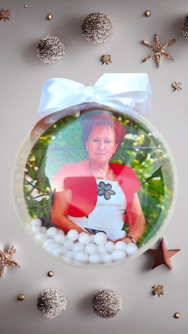 Bola de navidad 8cm personalizada