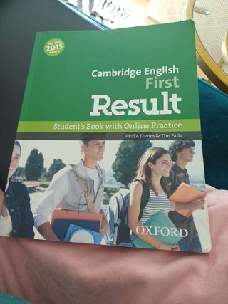 Libro Inglés  Cambridge English first 
