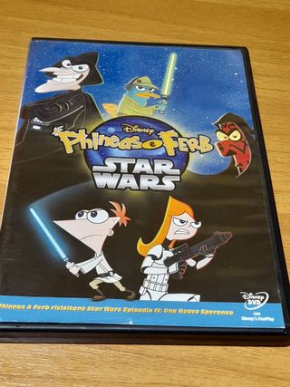 DVD STAR WARS DISNEY PHINEAS E FERB