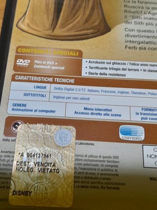 DVD STAR WARS DISNEY PHINEAS E FERB