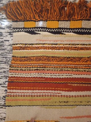 Alfombra de pura lana hecha amano