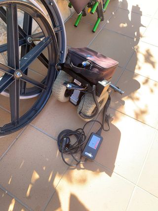 ✅ Motor auxiliar silla de ruedas con silla ✅