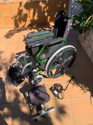 ✅ Motor auxiliar silla de ruedas con silla ✅