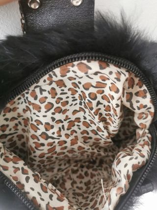 Bolso de fiesta de pelo de conejo
