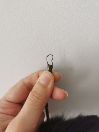 Bolso de fiesta de pelo de conejo