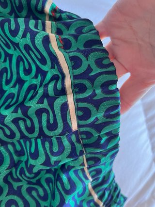 Pantalon sedilla azul/verde