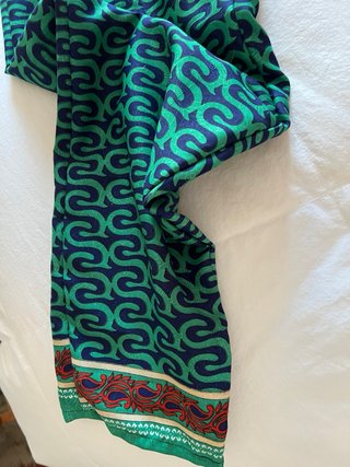 Pantalon sedilla azul/verde