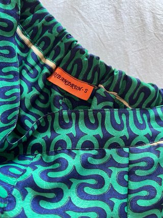 Pantalon sedilla azul/verde