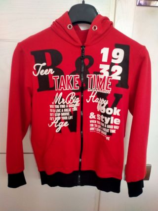 Felpa con cappuccio ragazzo 10 - 13 anni