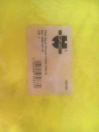 Wurth Pantalón y Peto Extreme Vision