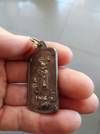 Antigua medalla del rosario perpetuo