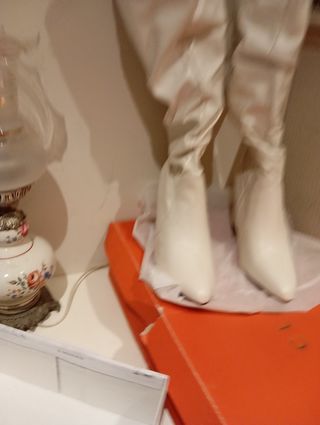 Botas blancas mujer