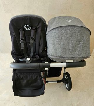 Bugaboo Donkey negro y gris