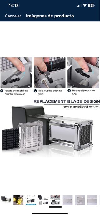 Sopito Cortador Eléctrico de Patatas Fritas