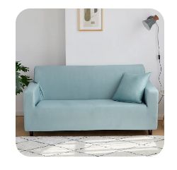 Funda sofá 140-190 azul