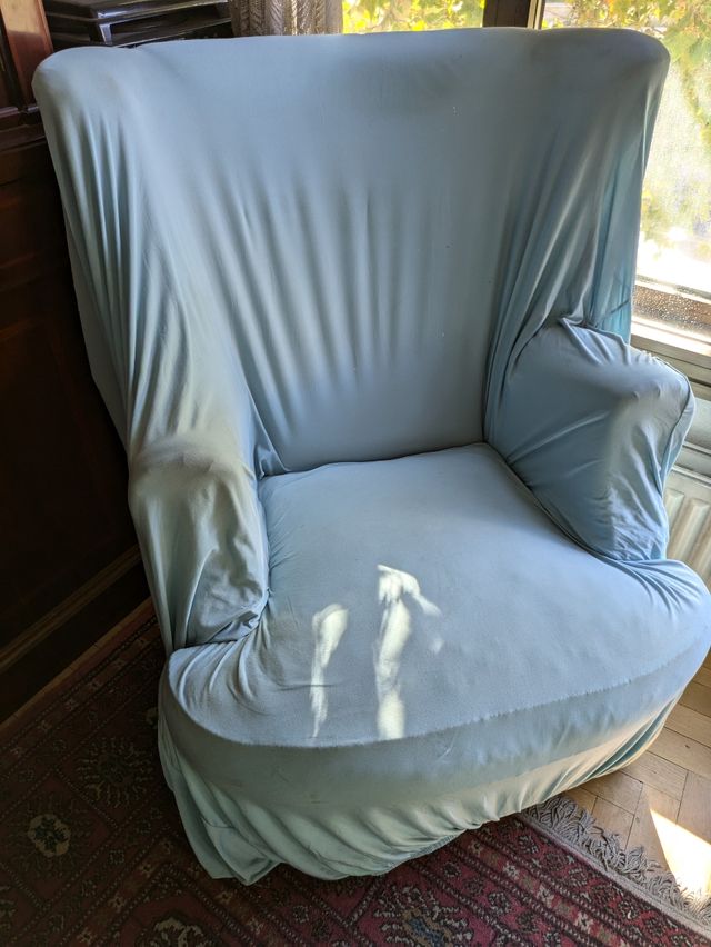 Funda sofá 140-190 azul