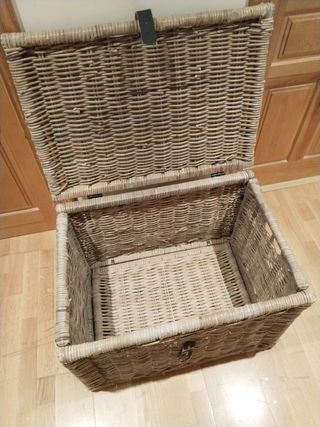 Baúl mimbre Ikea byholma