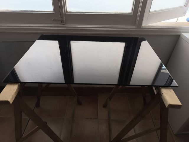 Cristal oscurecido tintado 80x54cm