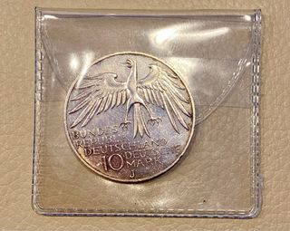Moneta 10 Mark - Olimpische Munchen 1972 - Argento
