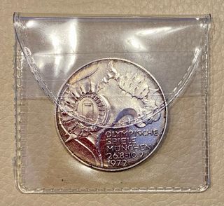 Moneta 10 Mark - Olimpische Munchen 1972 - Argento