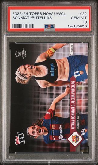 ⚽ Cromo BONMATI / PUTELLAS #22 👉 PSA 10