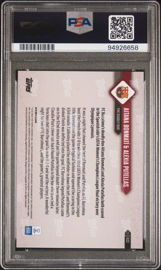 ⚽ Cromo BONMATI / PUTELLAS #22 👉 PSA 10