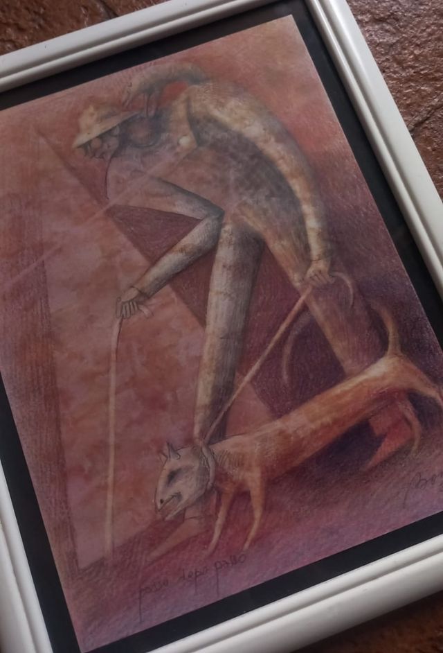 Maurizio Bonora pastello su carta 2000