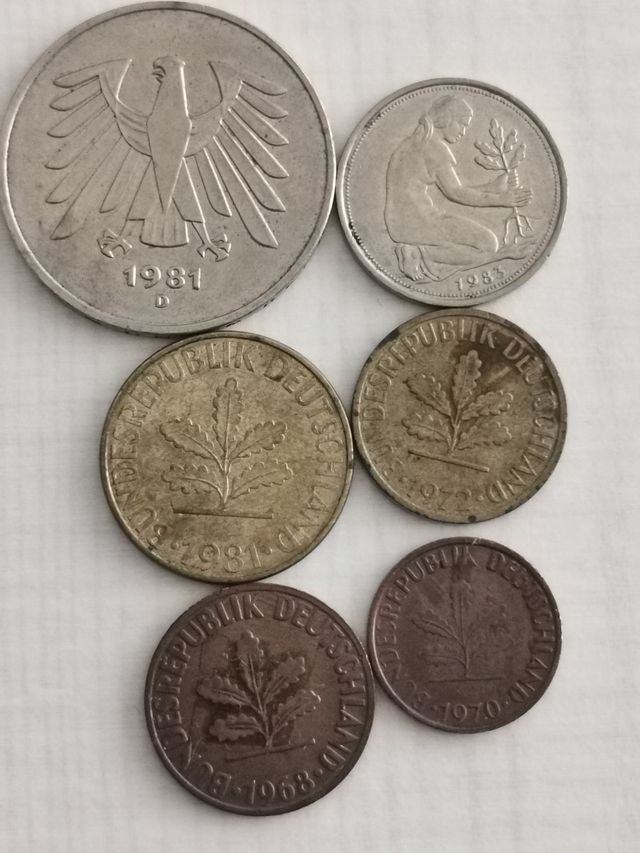Monete della repubblica federale di Germania. 