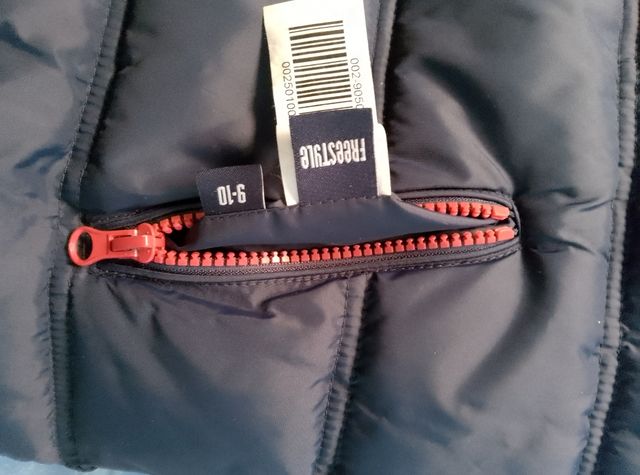 Chaquetón niño reversible sin mangas