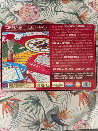Juego de mesa Cifras y Letras 