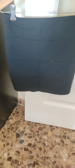 Minifalda algodón negro