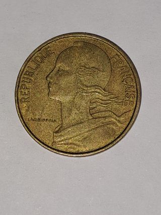 Moneda francesa 10 centimos 1972