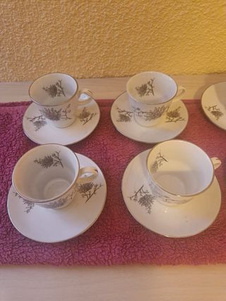 Tazas de cafe antiguas