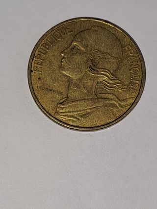 Moneda francesa 10 centimos 1976