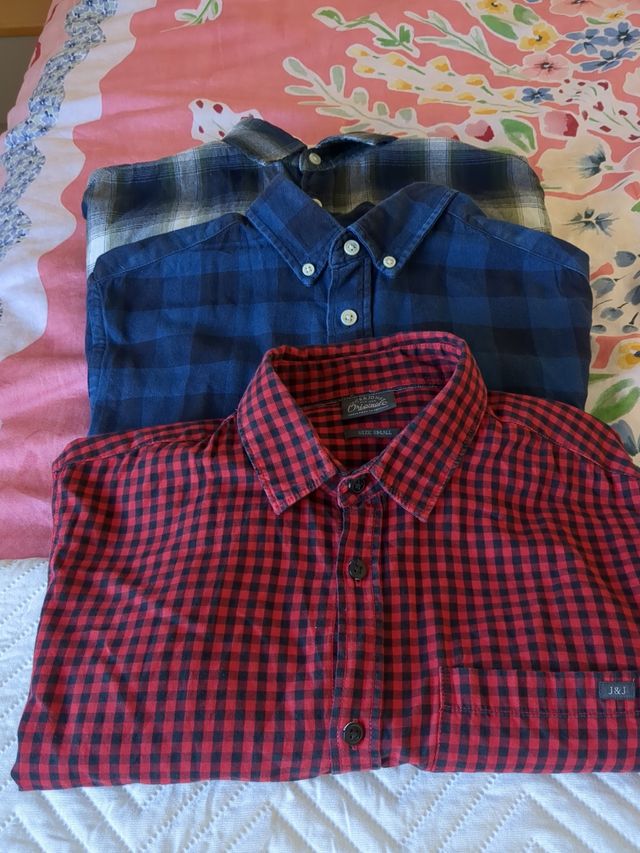 Pack camisas de cuadros