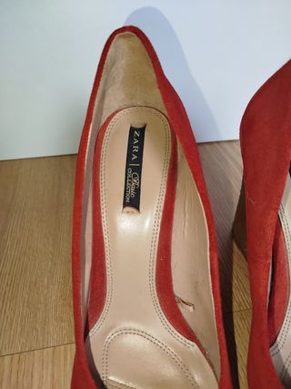 Zapatos ante número 39 de Zara