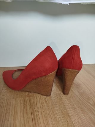 Zapatos ante número 39 de Zara