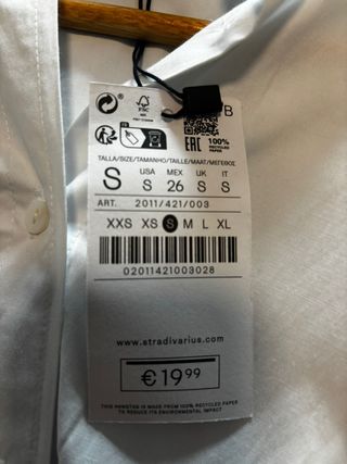 Camisa Blanca STRADIVARIUS