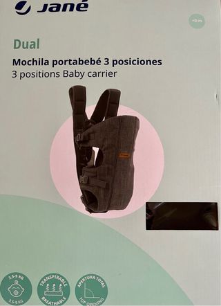 Mochila portabebes 3 posiciones
