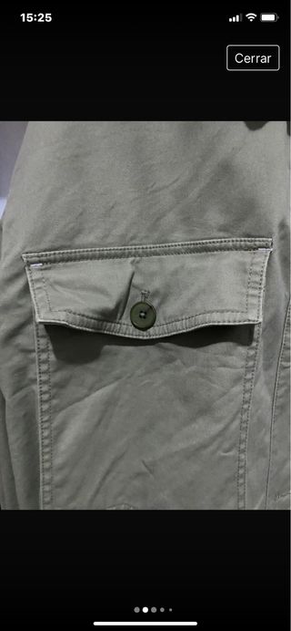 Chaqueta verde militar 