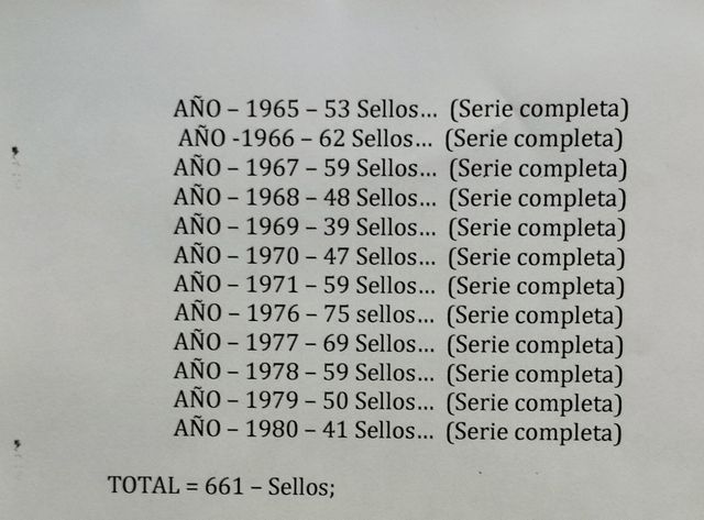 Colección 840 sellos España