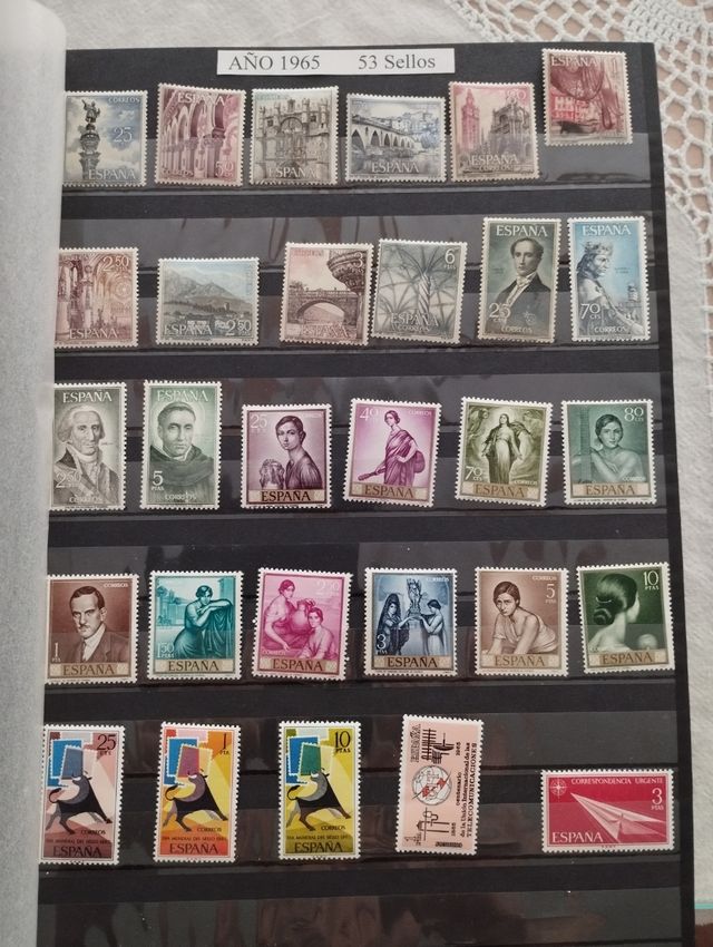 Colección 840 sellos España