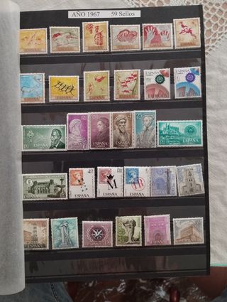 Colección 840 sellos España