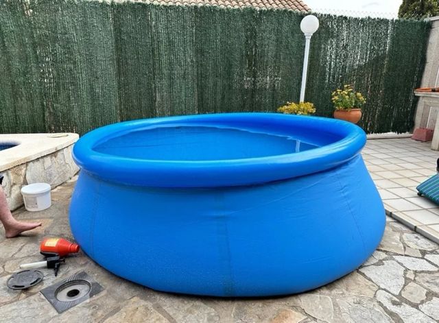 Piscina hinchable grande