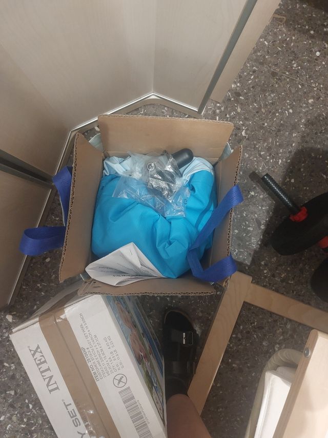 Piscina hinchable mediana