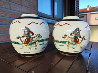COPPIA VASI DI CERAMICA