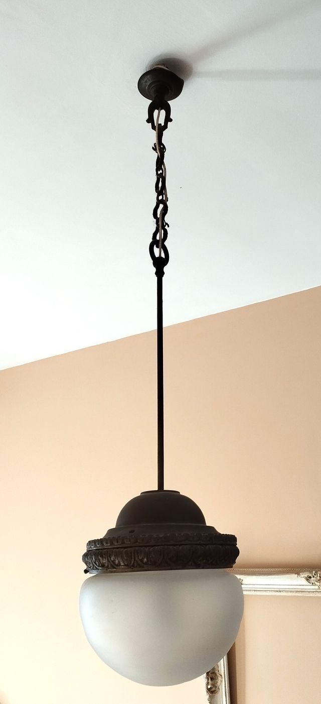 Lampara de techo antigua