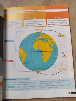 Libro Sociales 3° y 4° primaria Cencias. Anaya. 